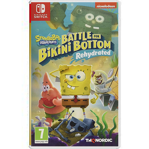 Spongebob Squarepants Battle for Bikini Bottom Rehydrated Nintendo Switch Video Game