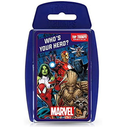 Top Trumps Marvel Universe Who's Your Hero Superheroes Villains Card Game
