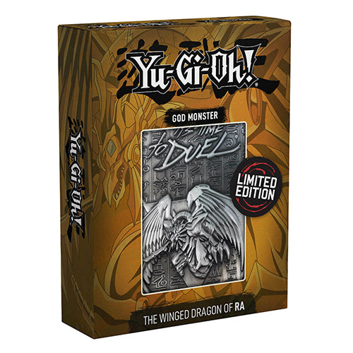 YuGiOh Winged Dragon Of Ra Limited Edition Collectible Metal Card