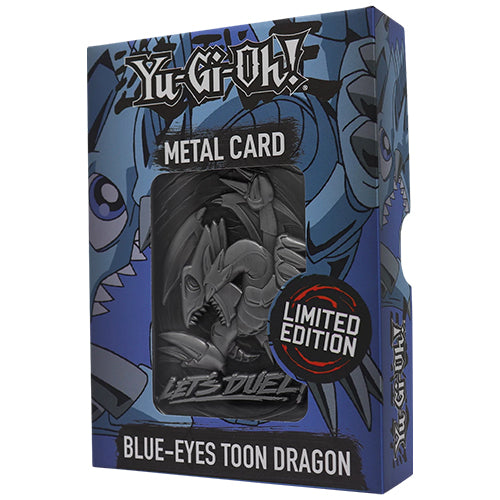 YuGiOh Blue Eyes Toon Dragon Limited Edition Collectible Metal Card