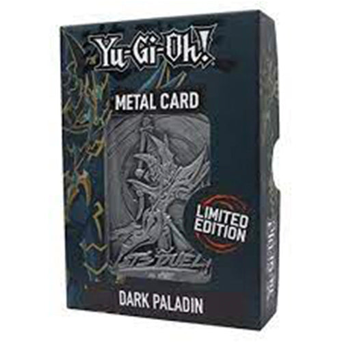 YuGiOh Dark Paladin Limited Edition Collectible Metal Card