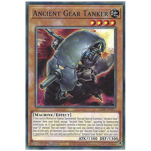 LEDE-EN007 Ancient Gear Tanker Common Effect Monster 1st Edition Trading Card