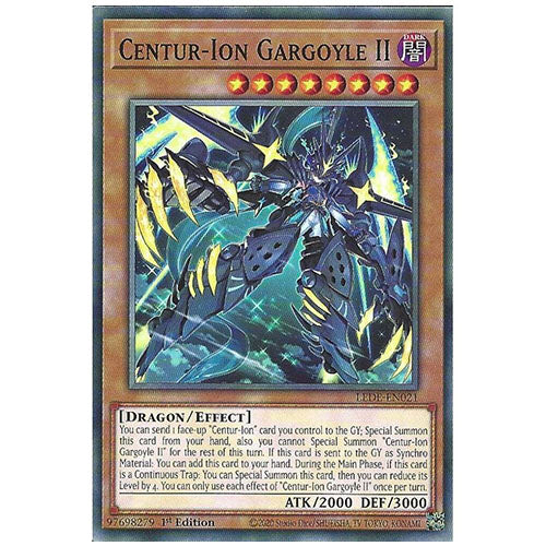 LEDE-EN021 Centur-Ion Gargoyle II Common Effect Monster 1st Edition Trading Card