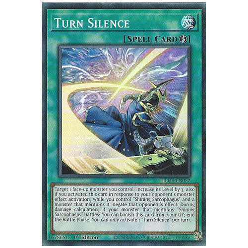 LEDE-EN052 Turn Silence Super Rare Spell 1st Edition Trading Card
