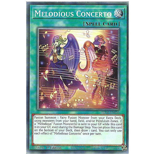 LEDE-EN056 Melodious Concerto Common Spell 1st Edition Trading Card