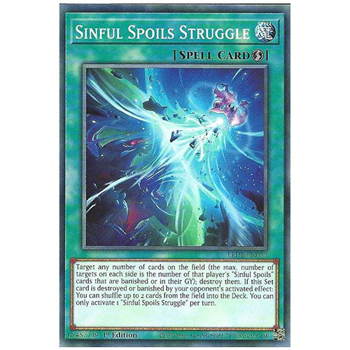 LEDE-EN057 Sinful Spoils Struggle Common Spell 1st Edition Trading Card