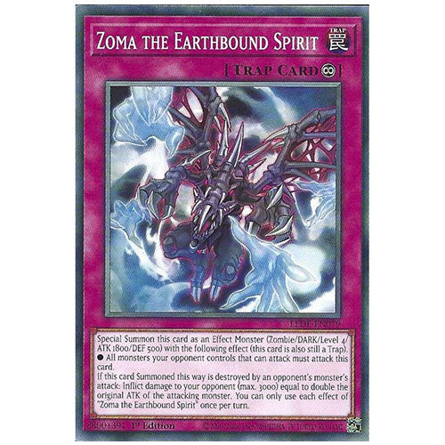 LEDE-EN079 Zoma The Earthbound Spirit Common Trap 1st Edition Trading Card