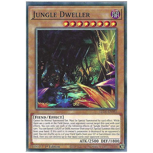 LEDE-EN085 Jungle Dweller Common Effect Monster 1st Edition Trading Card