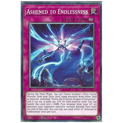 LEDE-EN096 Ashened To Endlessness Common Trap 1st Edition Trading Card