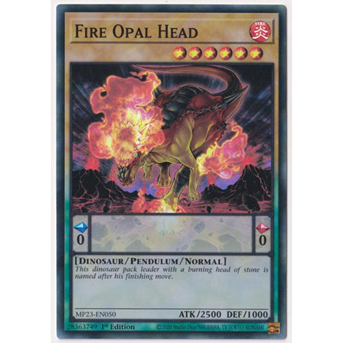 MP23-EN050 Fire Opal Head 1st Edition Super Rare YuGiOh Pendulum Normal Card