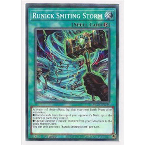 MP23-EN248 Runick Smiting Storm 1st Edition Common YuGiOh Spell Card