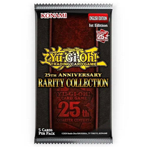 YuGiOh! Rarity Collection 25th Anniversary English 1st Edition 9 Card Booster Pack