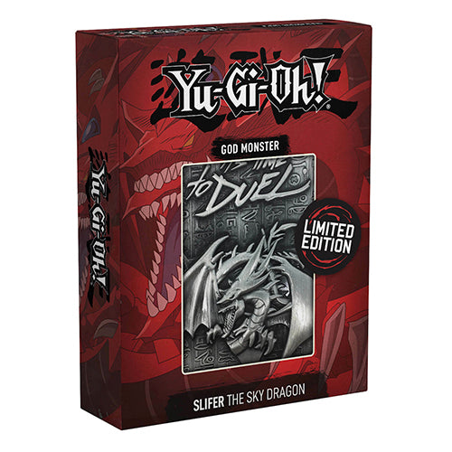 YuGiOh Slifer The Sky Dragon Limited Edition Collectible Metal Card