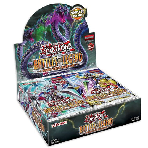 YuGiOh Battles Of Legend Monstrous Revenge English 1st Edition 24 Pack Booster Box