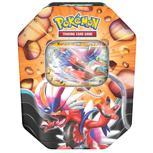 Pokemon Slashing Legends Koraidon EX Tin