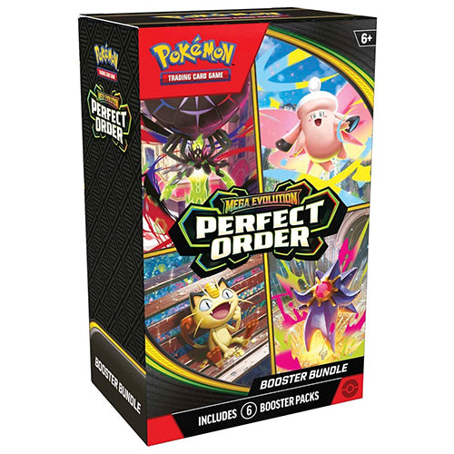 Pokemon Mega Evolution Perfect Order 6 Pack Booster Bundle