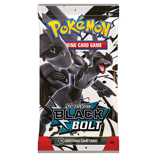 Pokemon Scarlet & Violet Black Bolt 10 Card Booster Pack