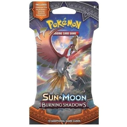 Pokemon Sun Moon Burning Shadows Sleeved Booster Ho-oh Variant Blister Pack