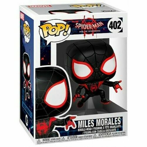 Funko Pop! 402 Spiderman Into The Spider-man Miles Morales Bobblehead Vinyl Figure