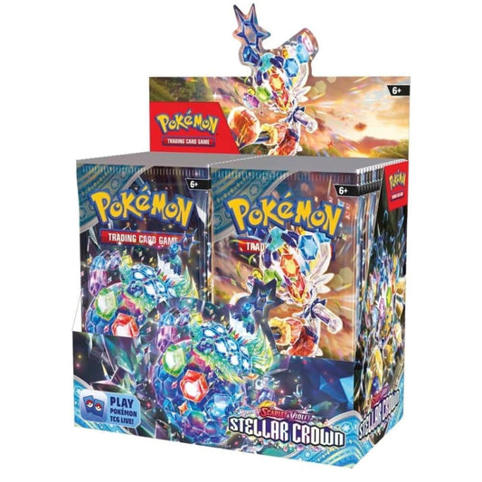 Pokemon Scarlet & Violet Stellar Crown 36 Count Booster Box Sealed