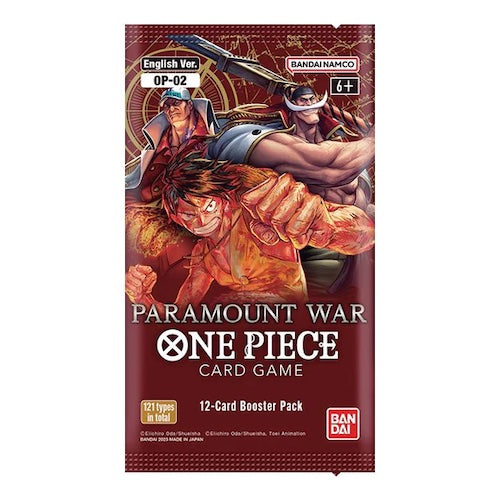 One Piece Card Game Paramount War OP02 Booster Pack