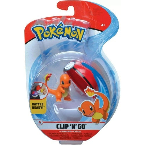 Pokemon Charmander Poke Ball Clip "N" Go Battle Figure