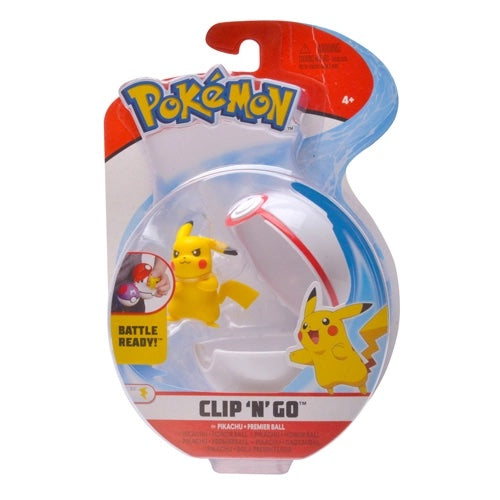 Pokemon Pikachu Repeat Ball Clip "N" Go Battle Figure
