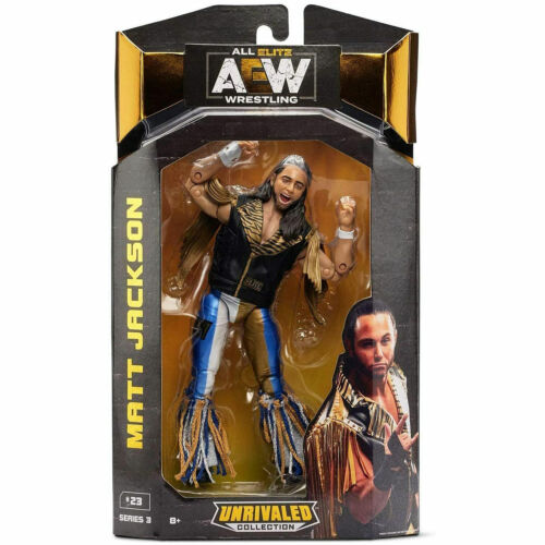 AEW Unrivaled Collection Series 3 Matt Jackson #23 Jazwares Wrestling Action Figure