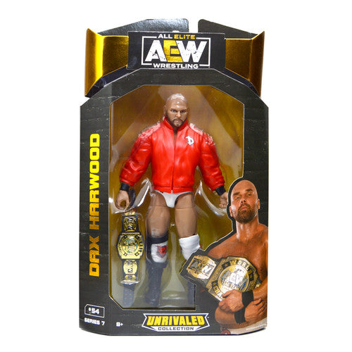 AEW Unrivaled Collection Series 7 Dax Harwood #54 Jazwares Wrestling Action Figure