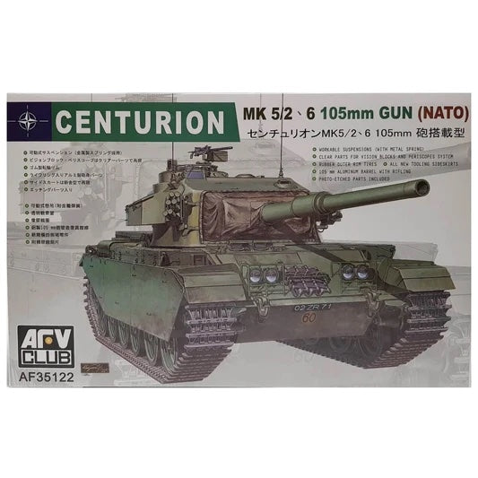 AFV Club Centurion MK.5/2-6 105mm Gun Nato 1:35 Scale AF35122 Model Set