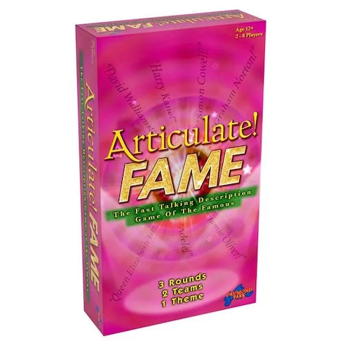 Articulate Fame Fast Talking Board Game