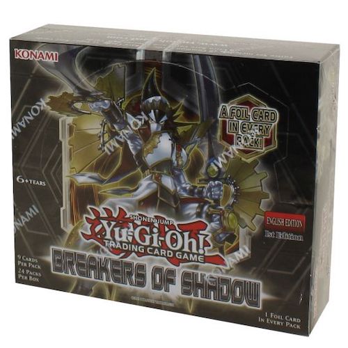 YuGiOh Breakers Of Shadow BOSH 36 Pack Sealed English 1st Edition Booster Box