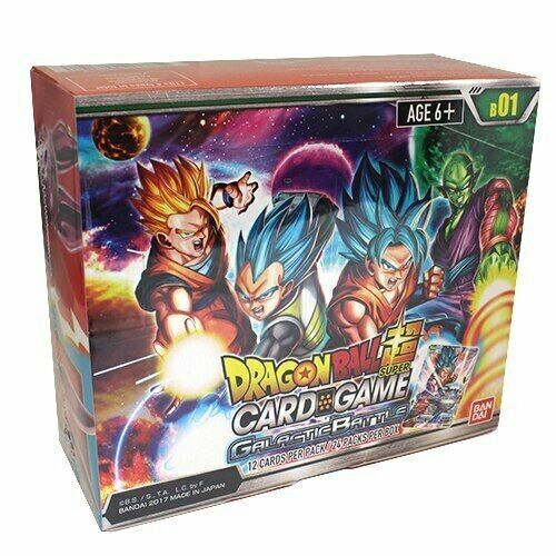 Dragonball Card Game Galactic Battle B01 24 Pack Sealed Booster Box