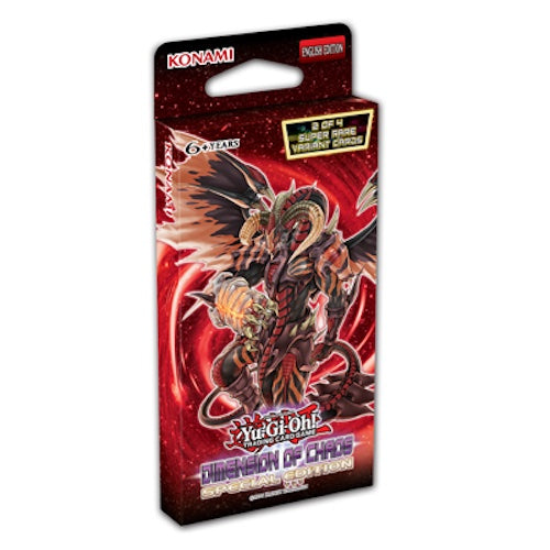 YuGiOh Dimension Of Chaos DOCS Special Edition 3 Pack Booster Box Set