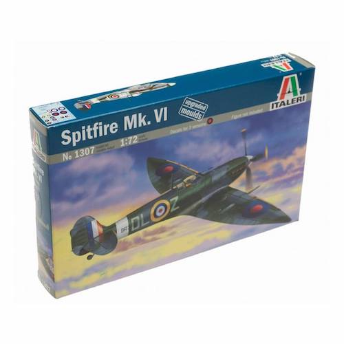 Italeri Supermarine Spitfire Mk.VI 1/72 Scale 1307 Model Kit