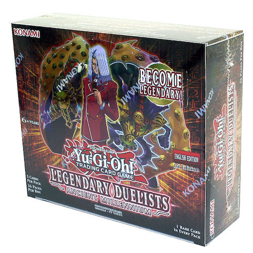 YuGiOh Legendary Duelists Ancient Millennium LED2 English 1st Edition 36 Pack Sealed Booster Box