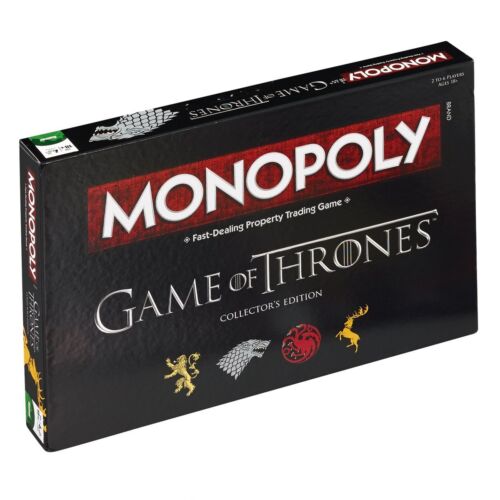 Monopoly Game Of Thrones Collectors Edition Theme Board Game