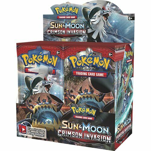 Pokemon Sun Moon Crimson Invasion 36 Pack Booster Box