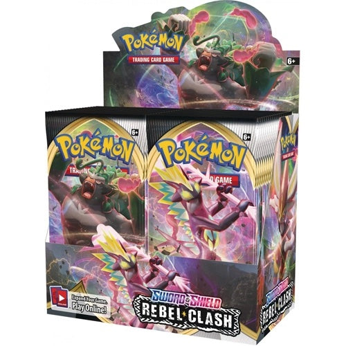 Pokemon Sword Shield Rebel Clash 36 Pack Booster Box