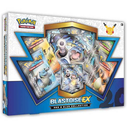 Pokemon Blastoise EX Red & Blue Generations Collection Box