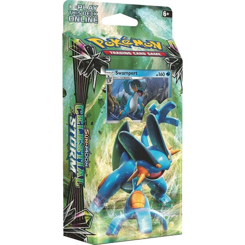 Pokemon Sun Moon Celestial Storm Hydro Fury Swampert Theme Deck