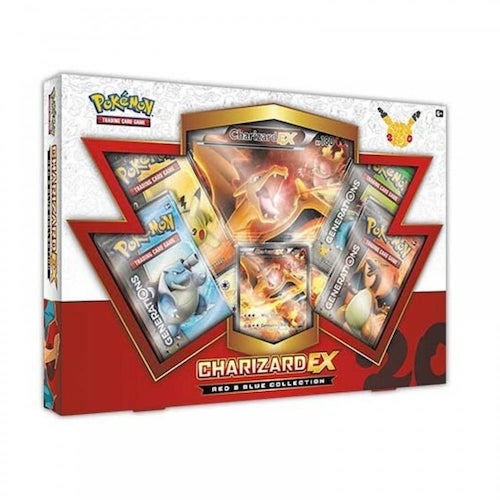 Pokemon Charizard EX Red & Blue Generations Collection Box