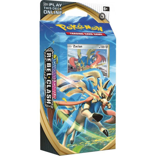 Pokemon Sword Shield Rebel Clash Zacian Theme Deck