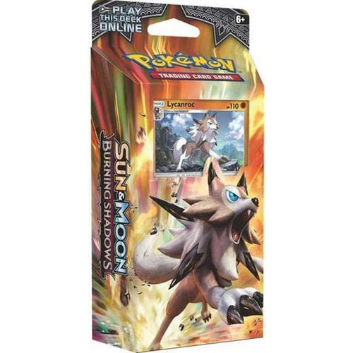 Pokemon Sun Moon Burning Shadows Rock Steady Lycanroc Theme Deck