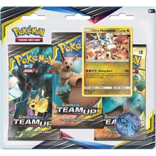 Pokemon Sun Moon Team Up Ultra Necrozma Blister 3 Pack