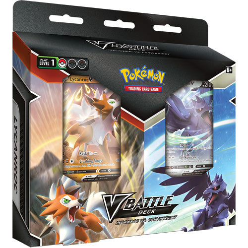 Pokemon V Battle Deck Lycanroc Vs. Corviknight Set