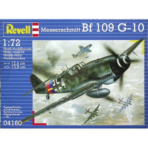 Revell Level 2 Messerschmitt BF 109 G-10 1:72 1:72 Scale 37 Part 04160 Model Kit