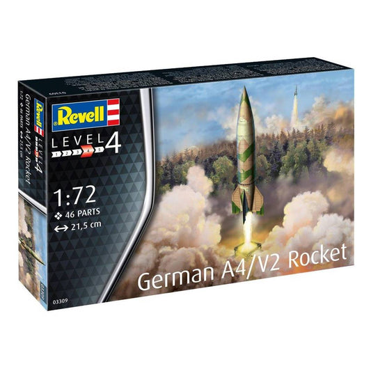 Revell Level 4 German A4 V2 Rocket 1:72 Scale 46 Part 03309 Model Kit