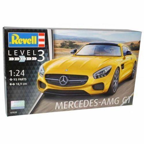 Revell Level 3 Mercedes AMG GT 1:24 Scale 93 Part 07028 Model Kit