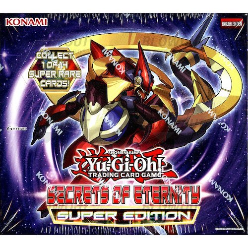 Yugioh Secrets Of Eternity Super Edition SECE English Unlimited Edition 8 Pack Booster Box